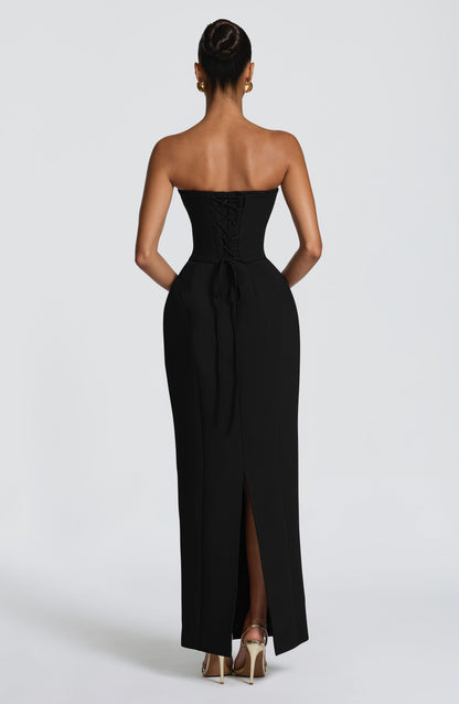 Robe Longue Manon - Noir