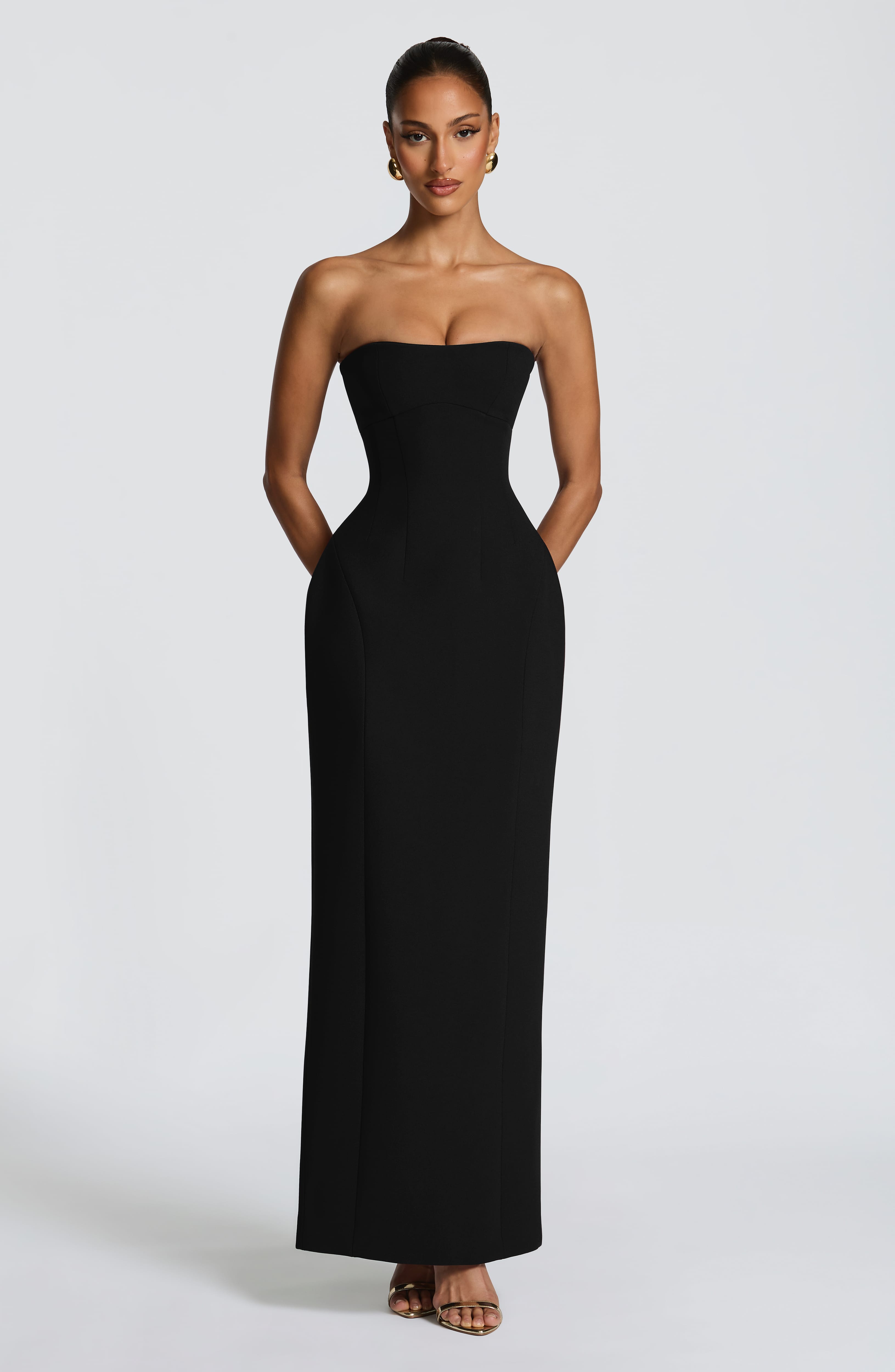 Robe Longue Manon - Noir