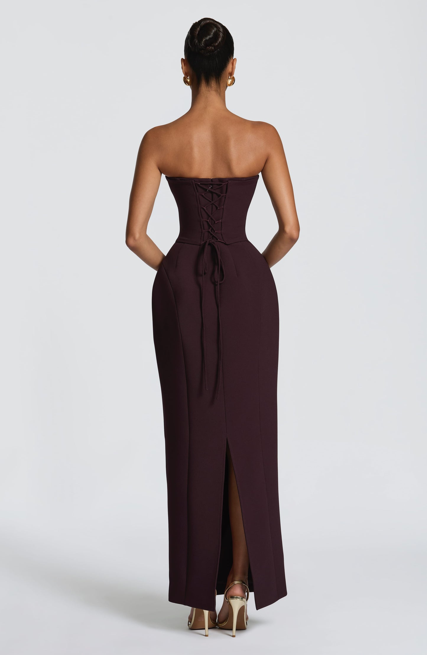 Robe Longue Manon - Prune