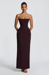 Robe Longue Manon - Prune