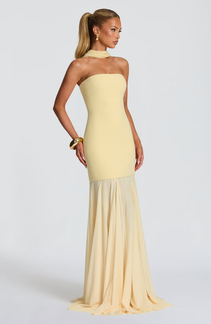 Robe Longue Merritt - Jaune Citron