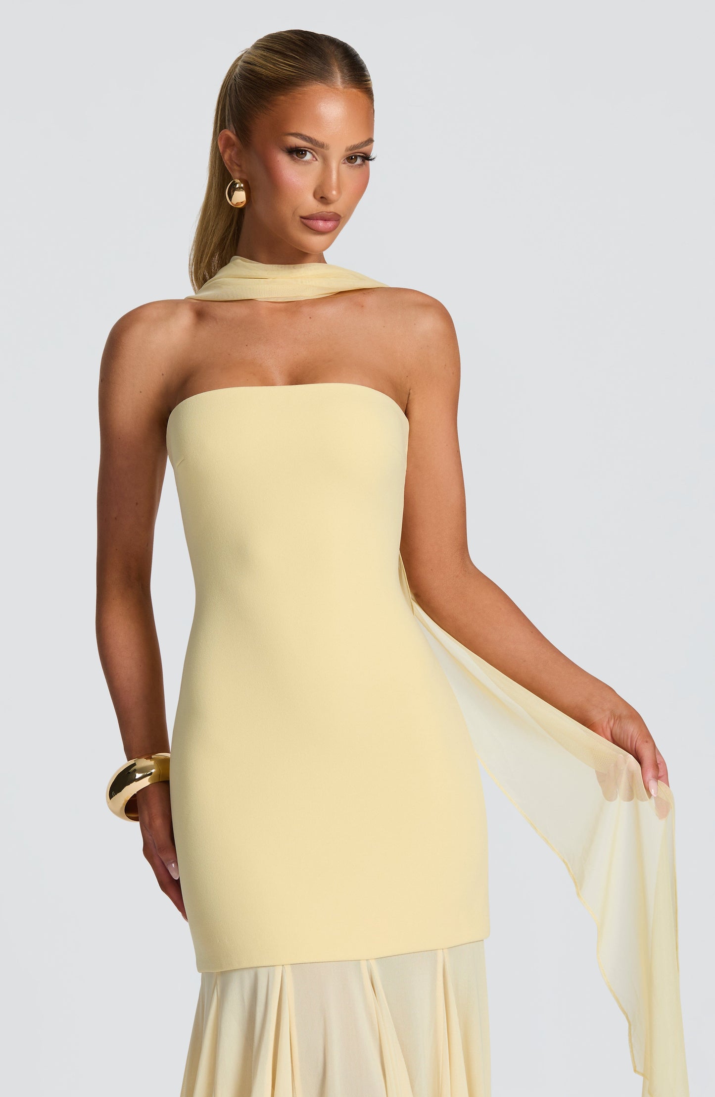 Robe Longue Merritt - Jaune Citron
