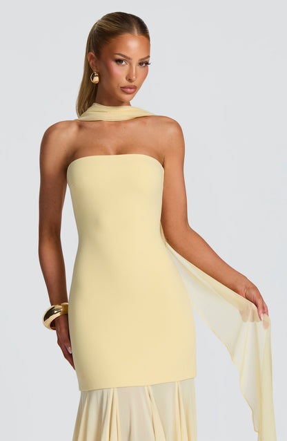 Robe Longue Merritt - Jaune Citron