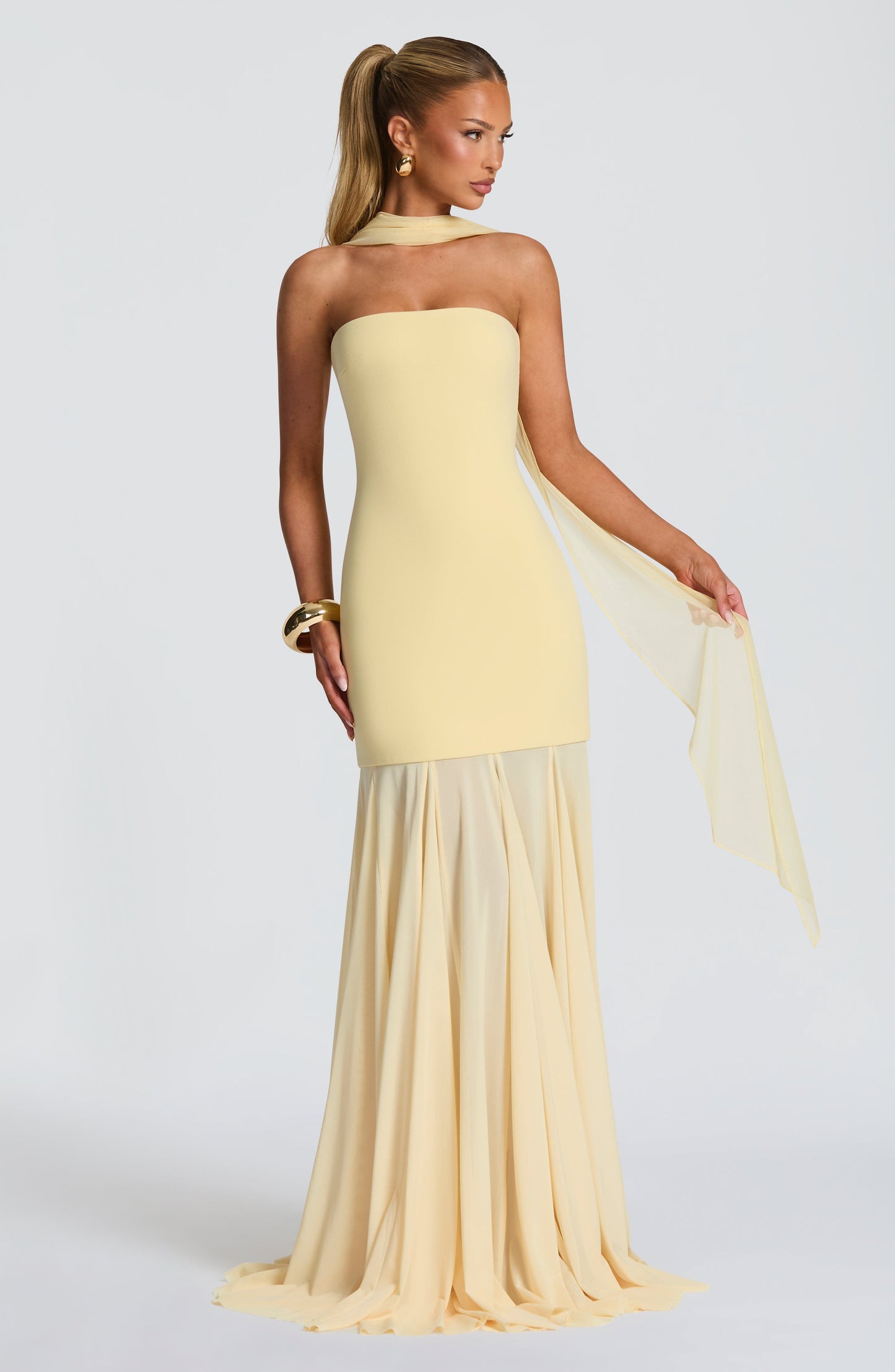 Robe Longue Merritt - Jaune Citron