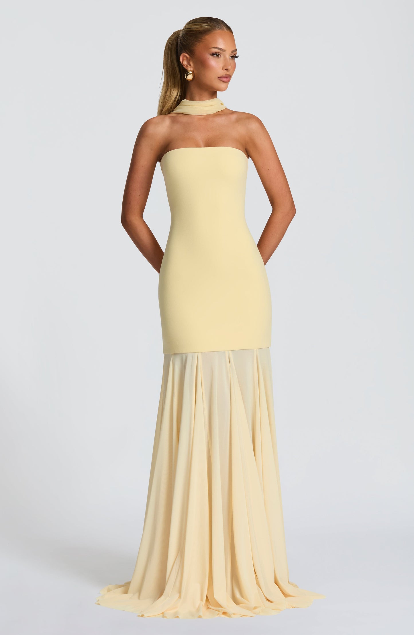Robe Longue Merritt - Jaune Citron