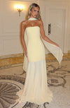 Robe Longue Merritt - Jaune Citron