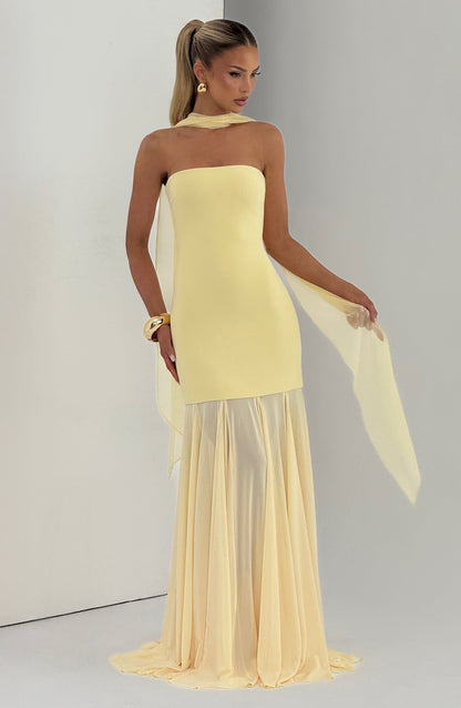 Robe Longue Merritt - Jaune Citron