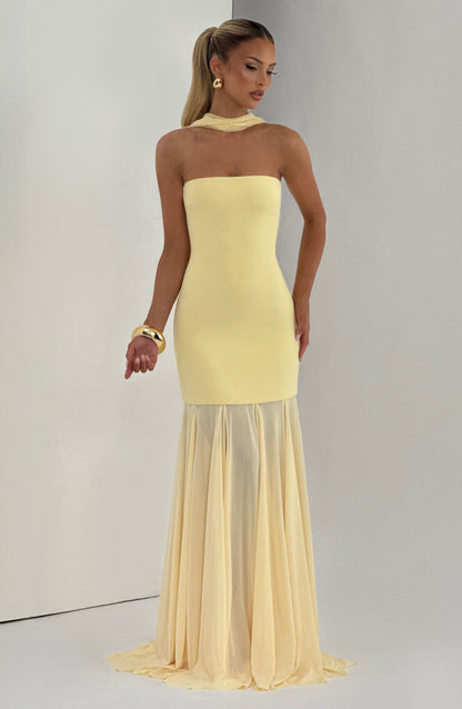 Robe Longue Merritt - Jaune Citron