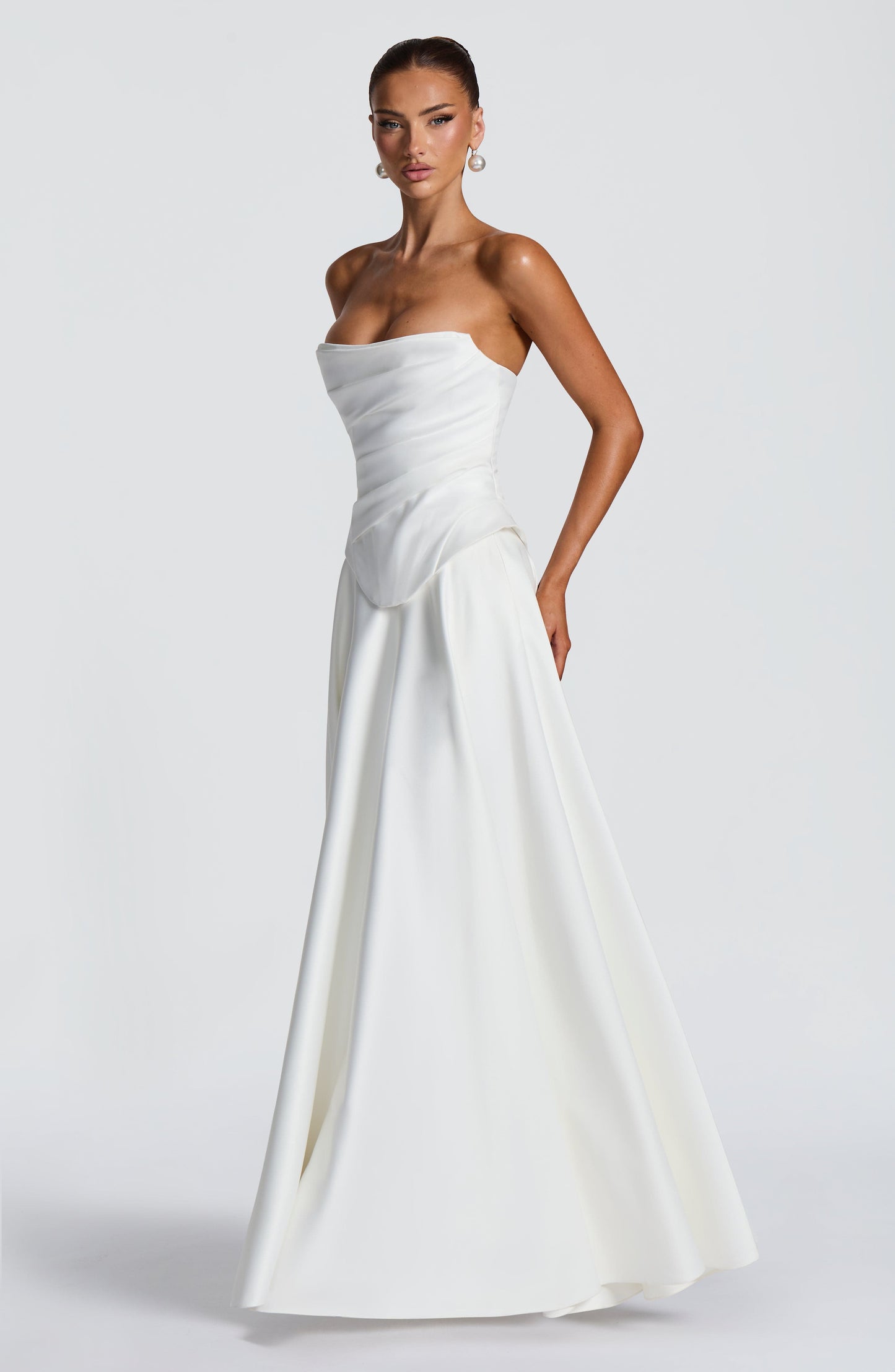 Robe Longue Mira - Ivoire