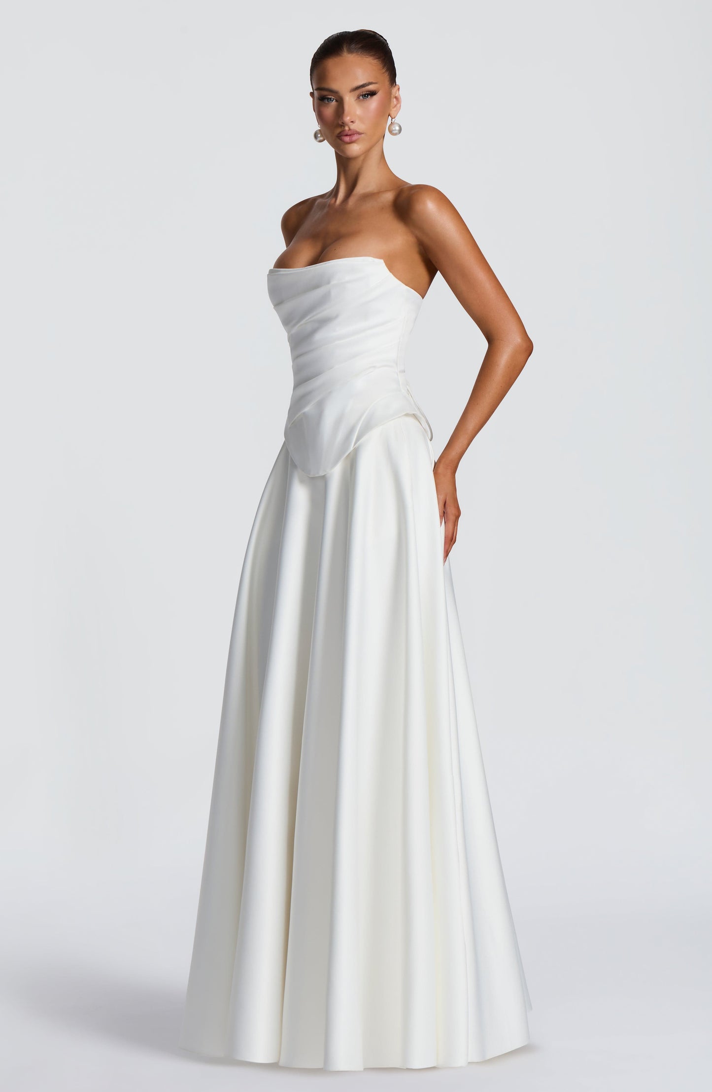 Robe Longue Mira - Ivoire