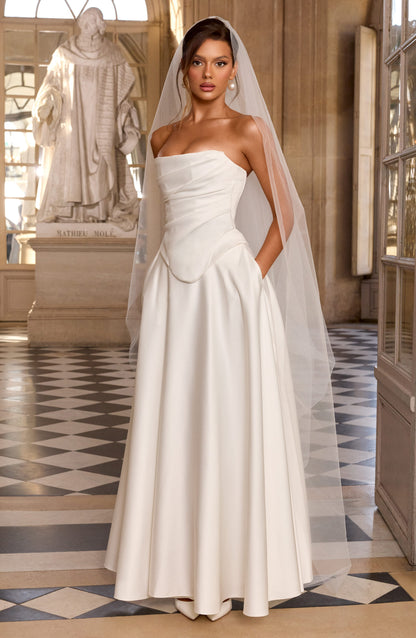 Robe Longue Mira - Ivoire