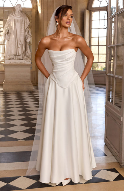 Robe Longue Mira - Ivoire