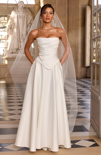 Robe Longue Mira - Ivoire