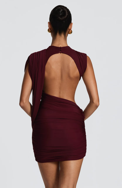 Robe Courte Courte - Cerise laquée
