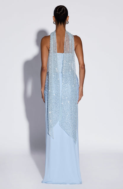 Robe Miya - Bleu glacier