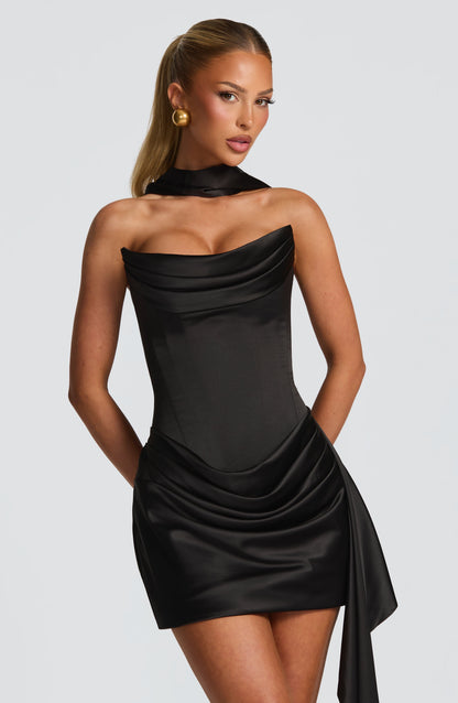 Robe Courte Mona - Noir