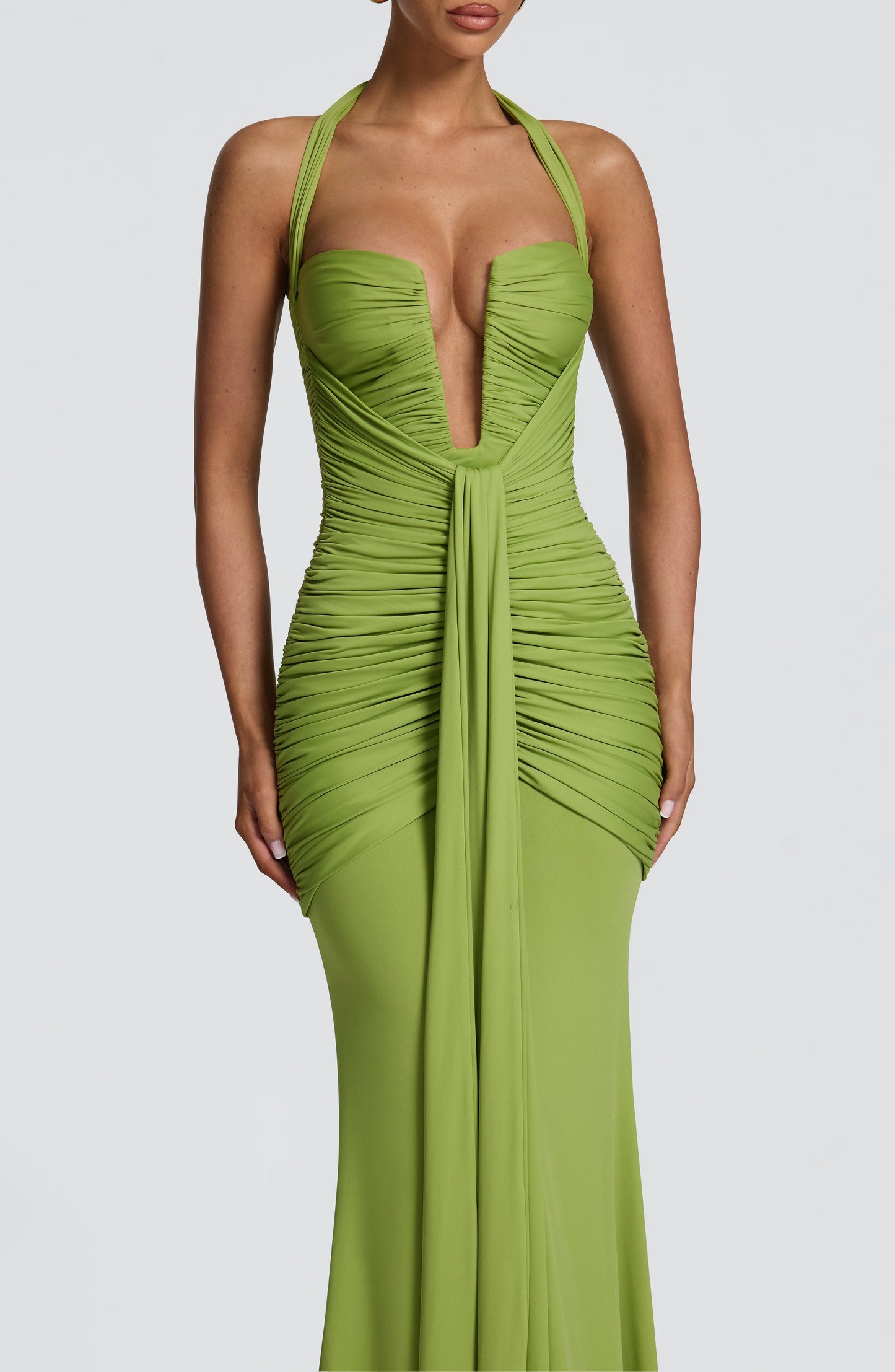 Robe Longue Longue - Vert olive