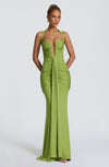 Robe Longue Longue - Vert olive