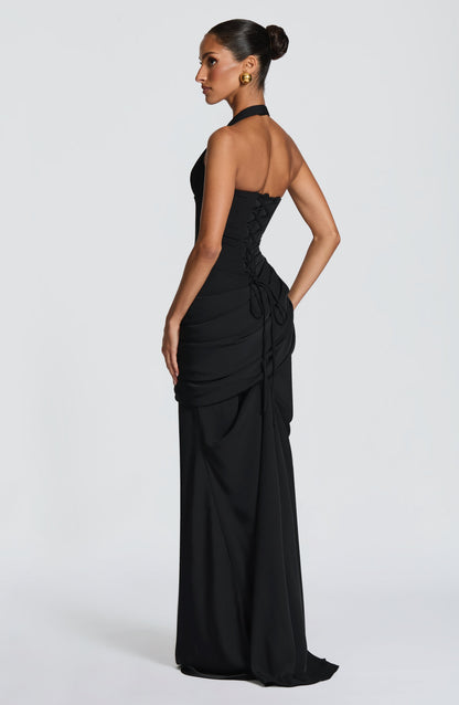Robe Longue Nehemia - Noir