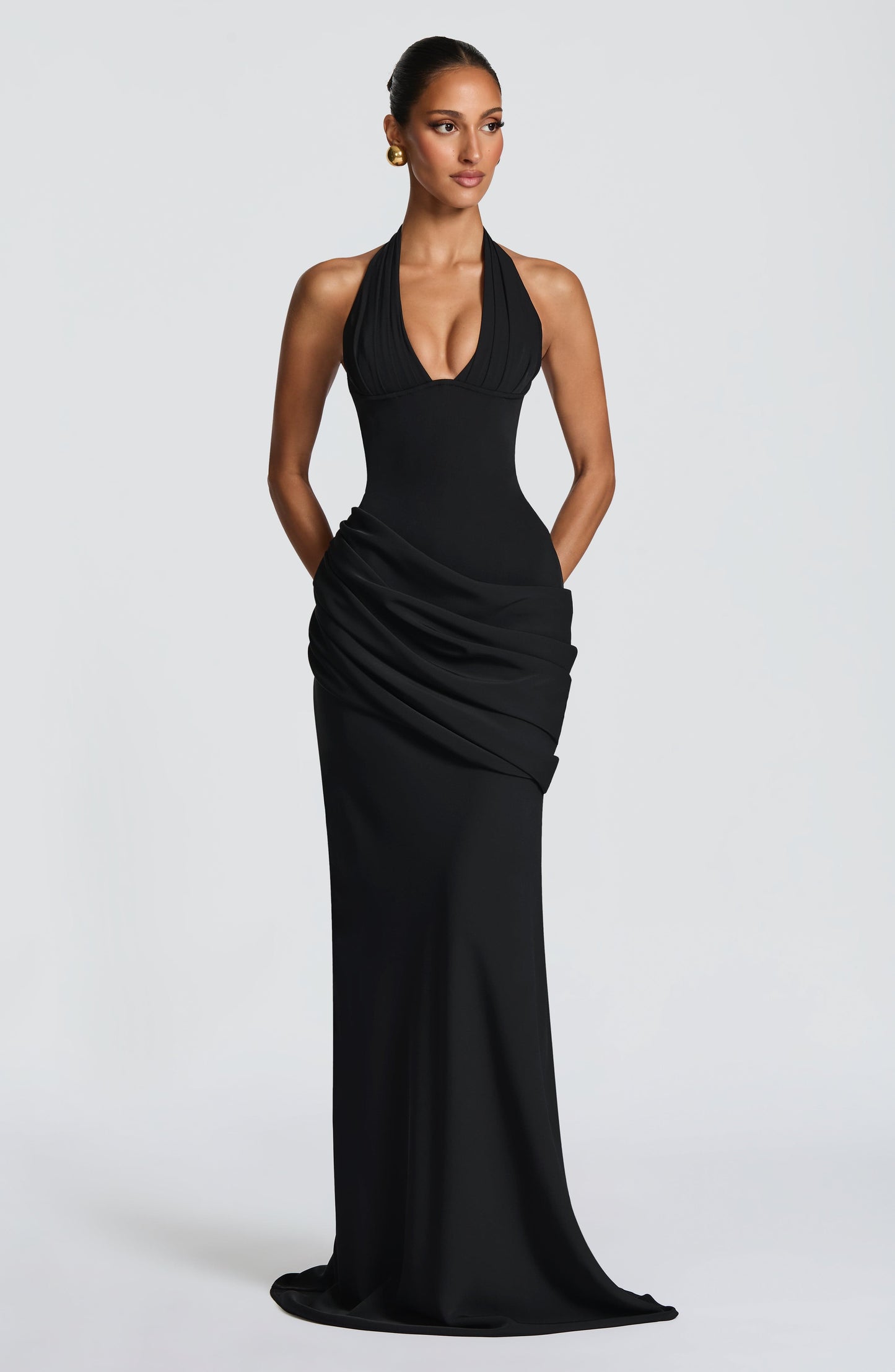 Robe Longue Nehemia - Noir