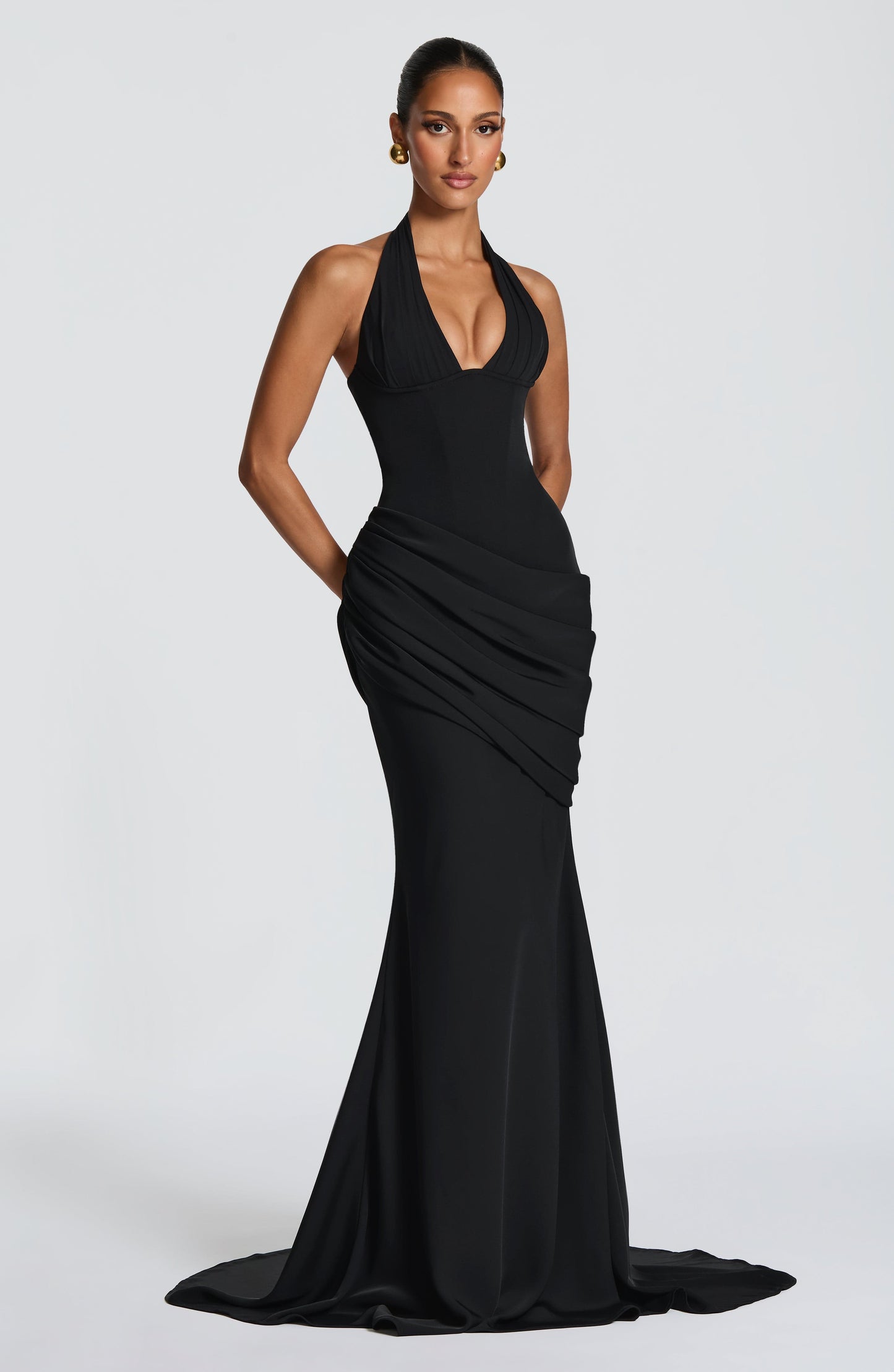 Robe Longue Nehemia - Noir