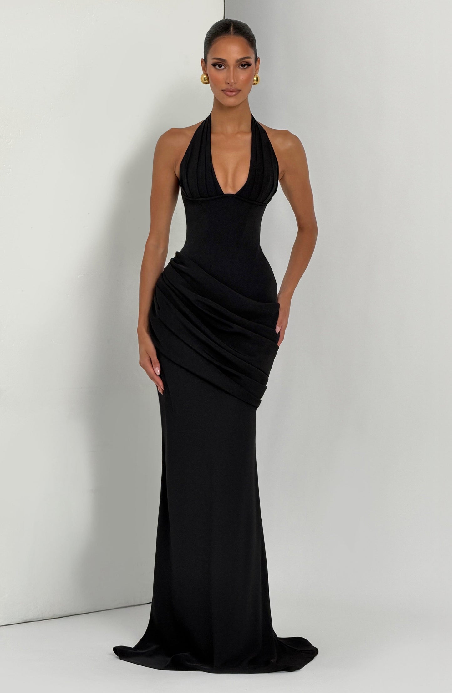 Robe Longue Nehemia - Noir