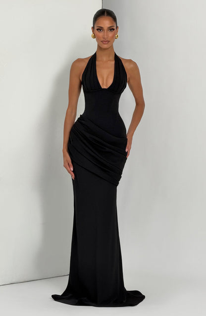 Robe Longue Nehemia - Noir