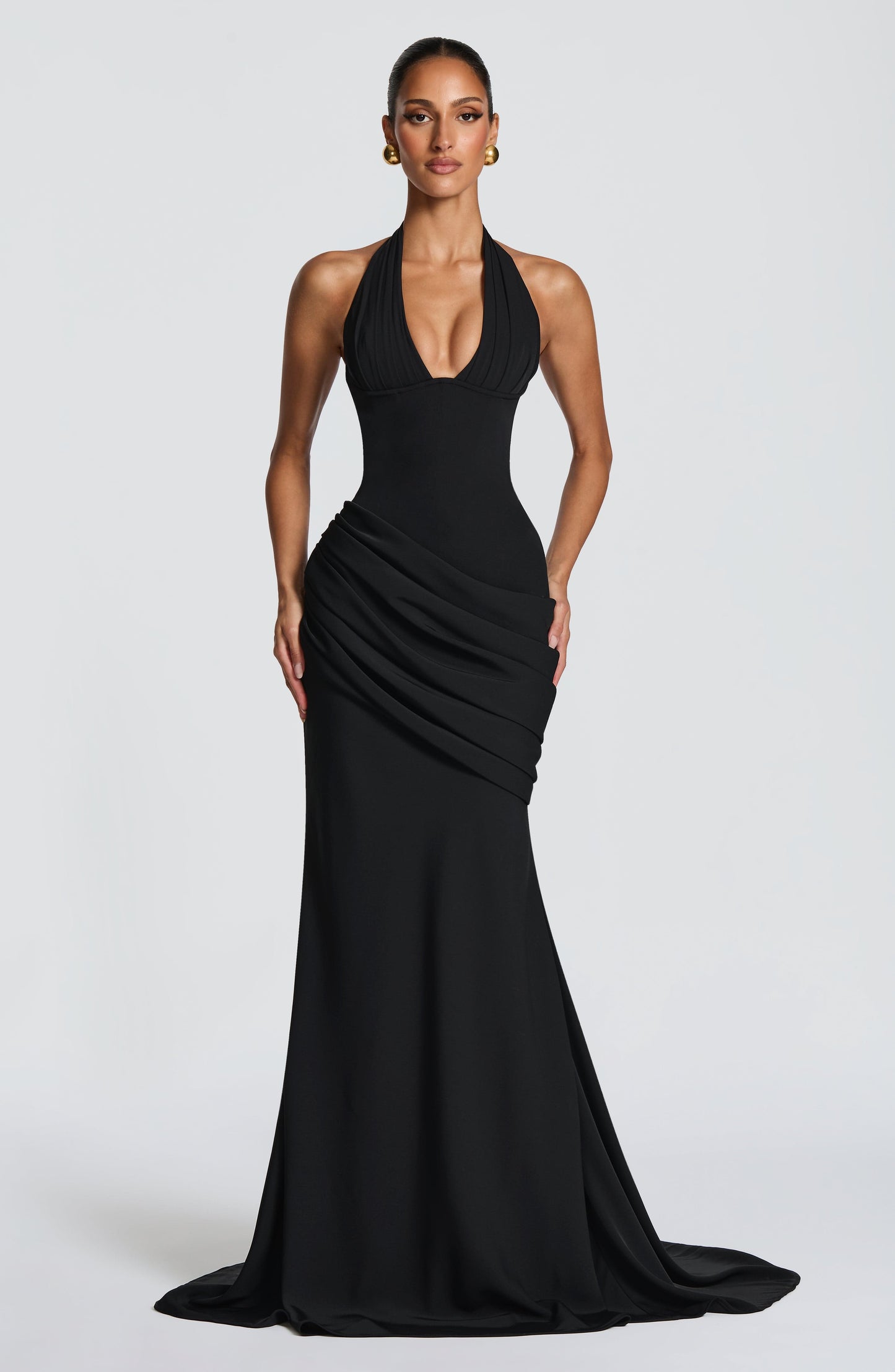 Robe Longue Nehemia - Noir