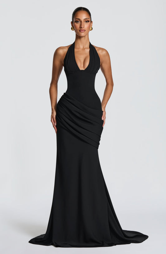 Robe Longue Nehemia - Noir