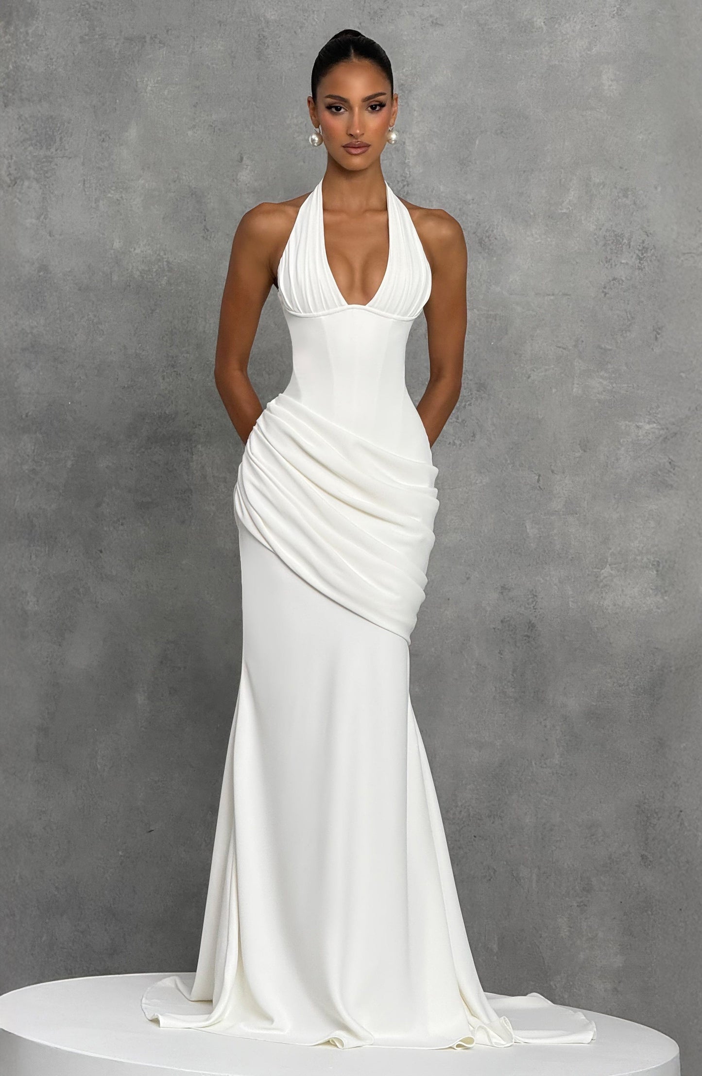 Robe Longue Nehemia - Ivoire