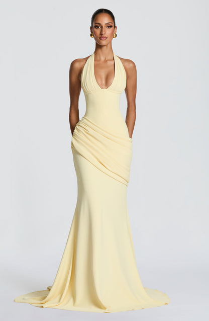 Robe Longue Robe - Jaune citron