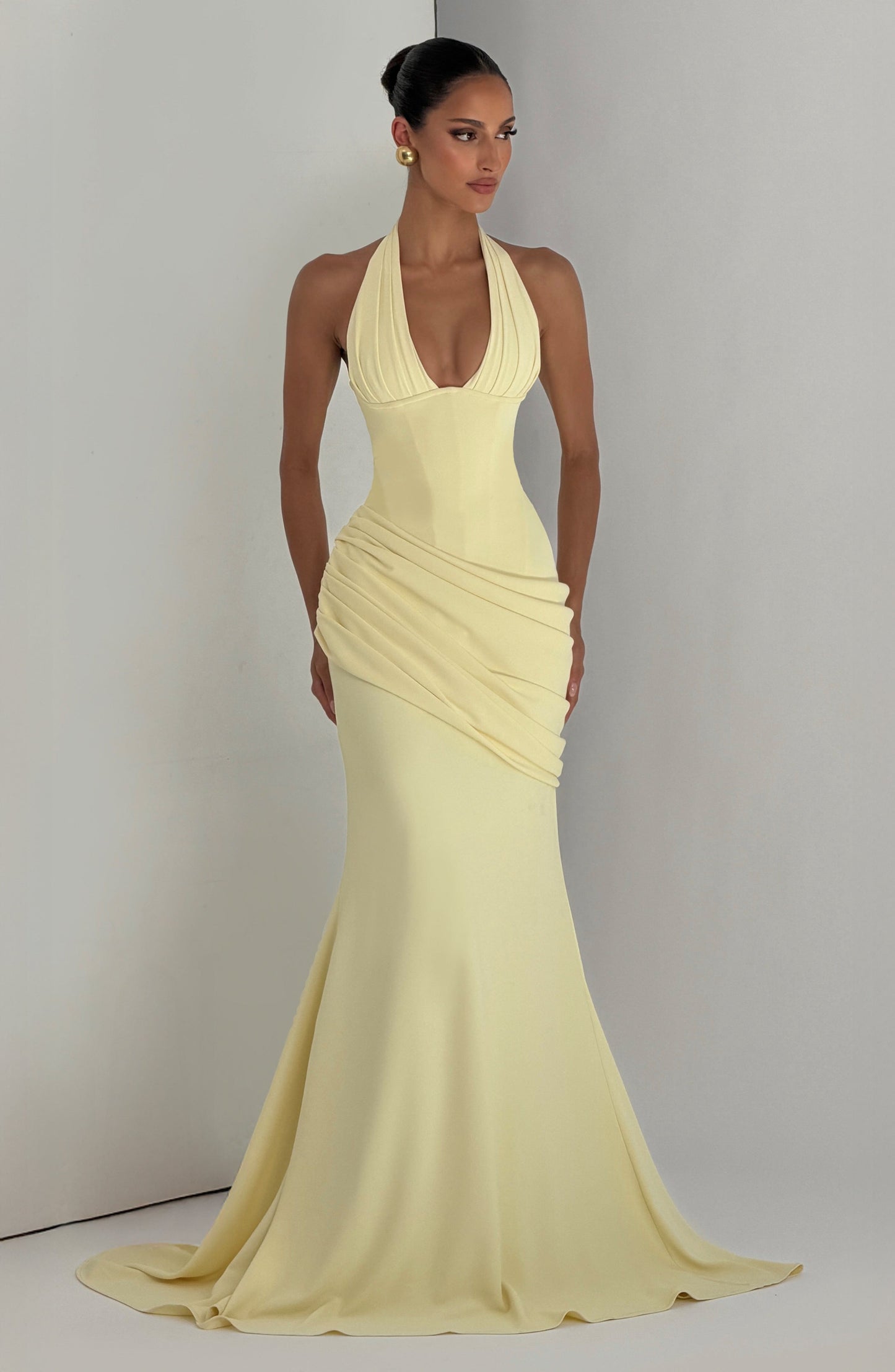 Robe Longue Robe - Jaune citron
