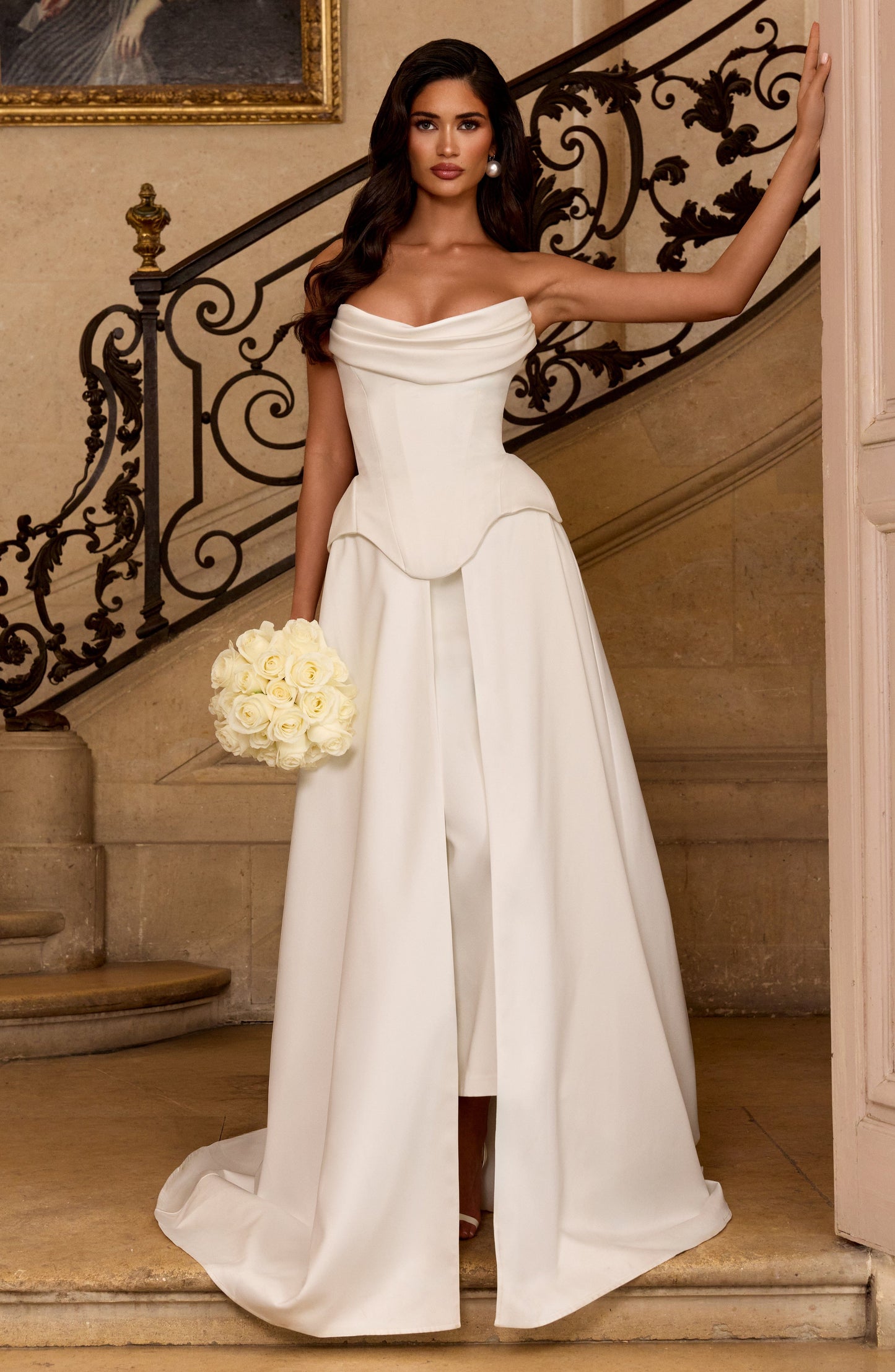 Robe Longue Neri - Ivoire