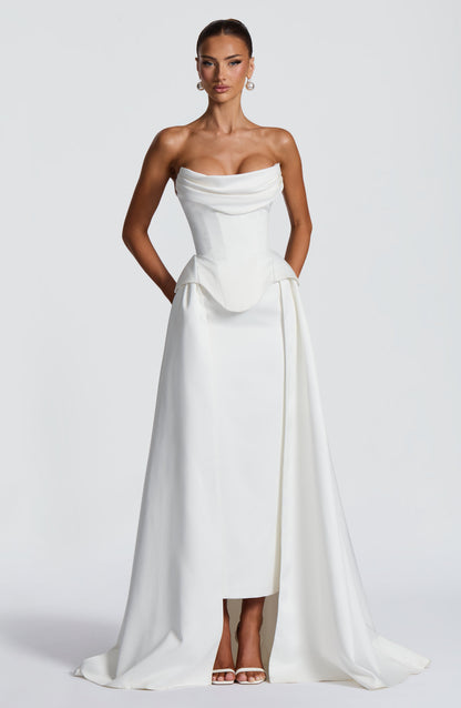 Robe Longue Neri - Ivoire