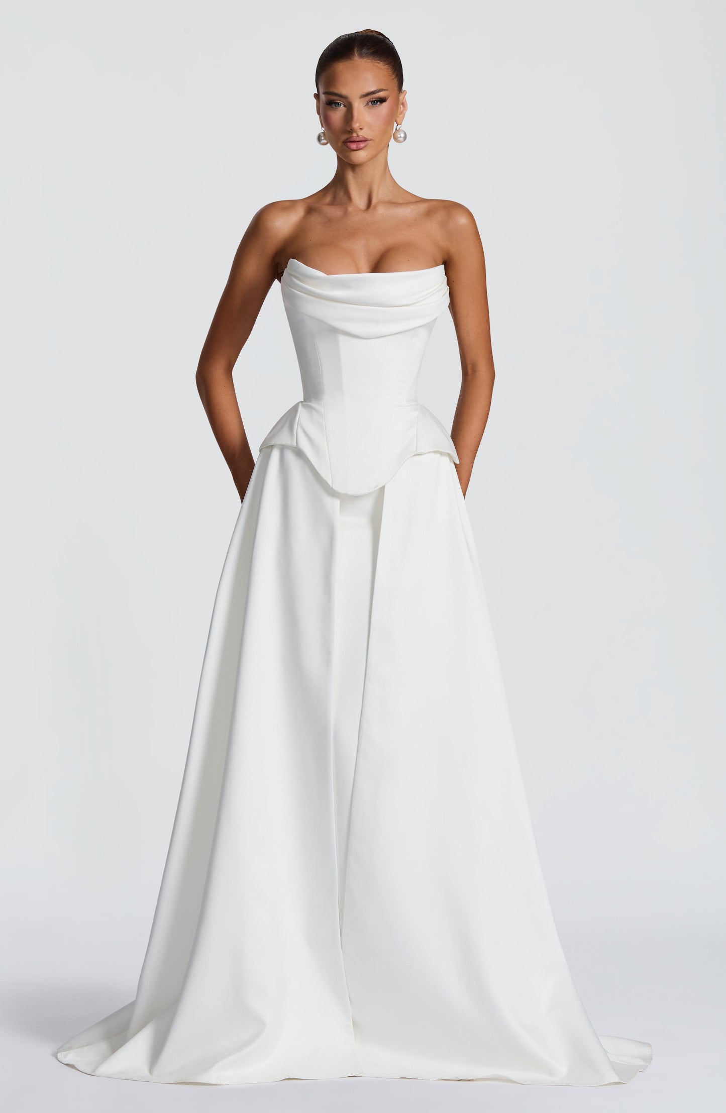 Robe Longue Neri - Ivoire