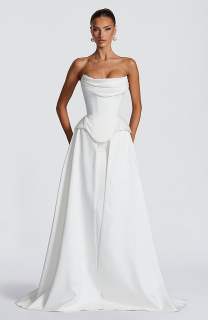 Robe Longue Neri - Ivoire