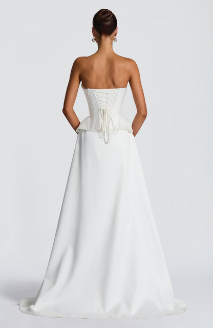 Robe Longue Neri - Ivoire
