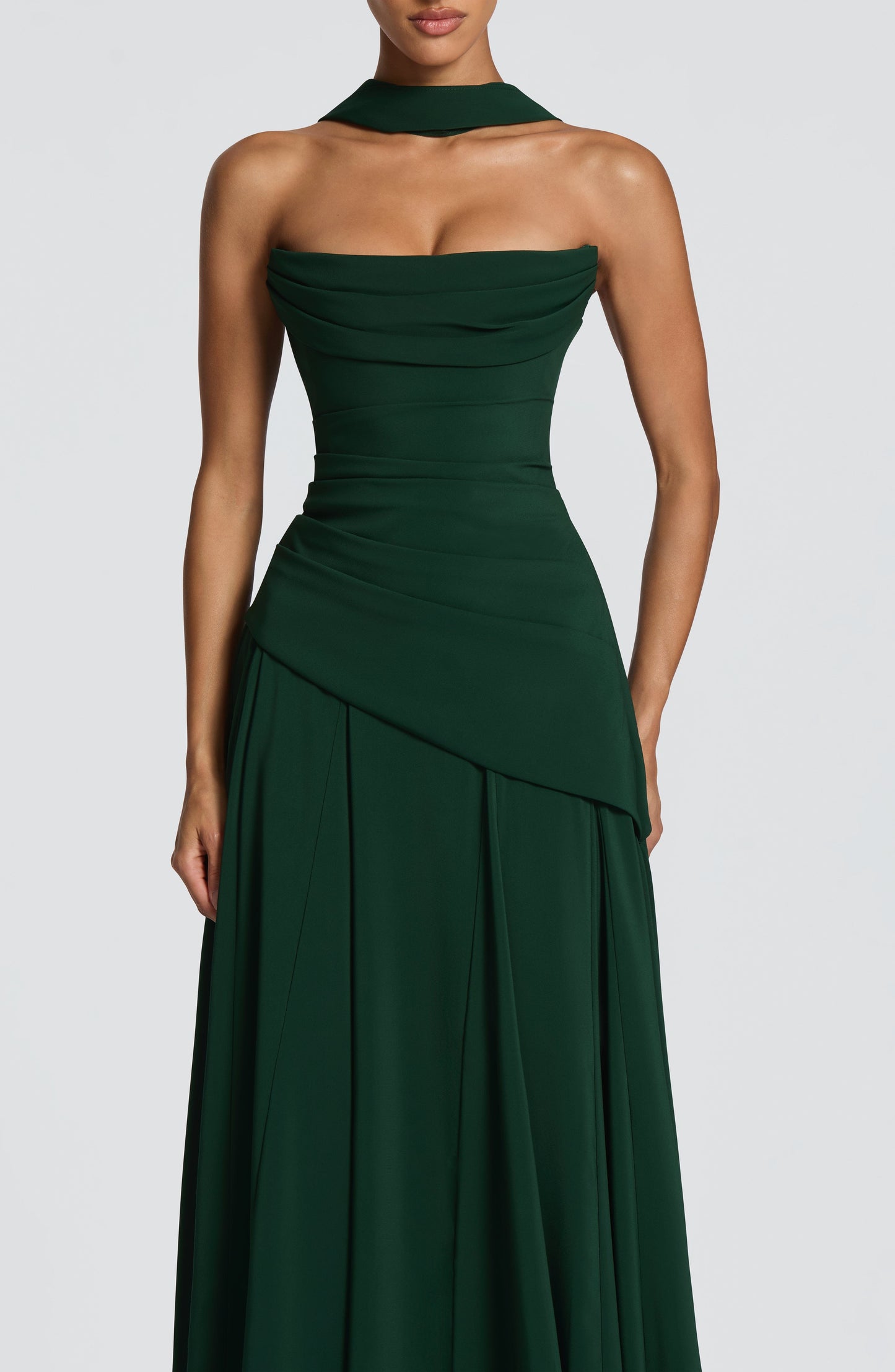 Robe Longue Patricia - Vert Émeraude