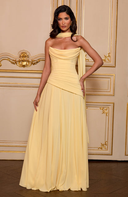 Robe Longue Patricia - Jaune Citron
