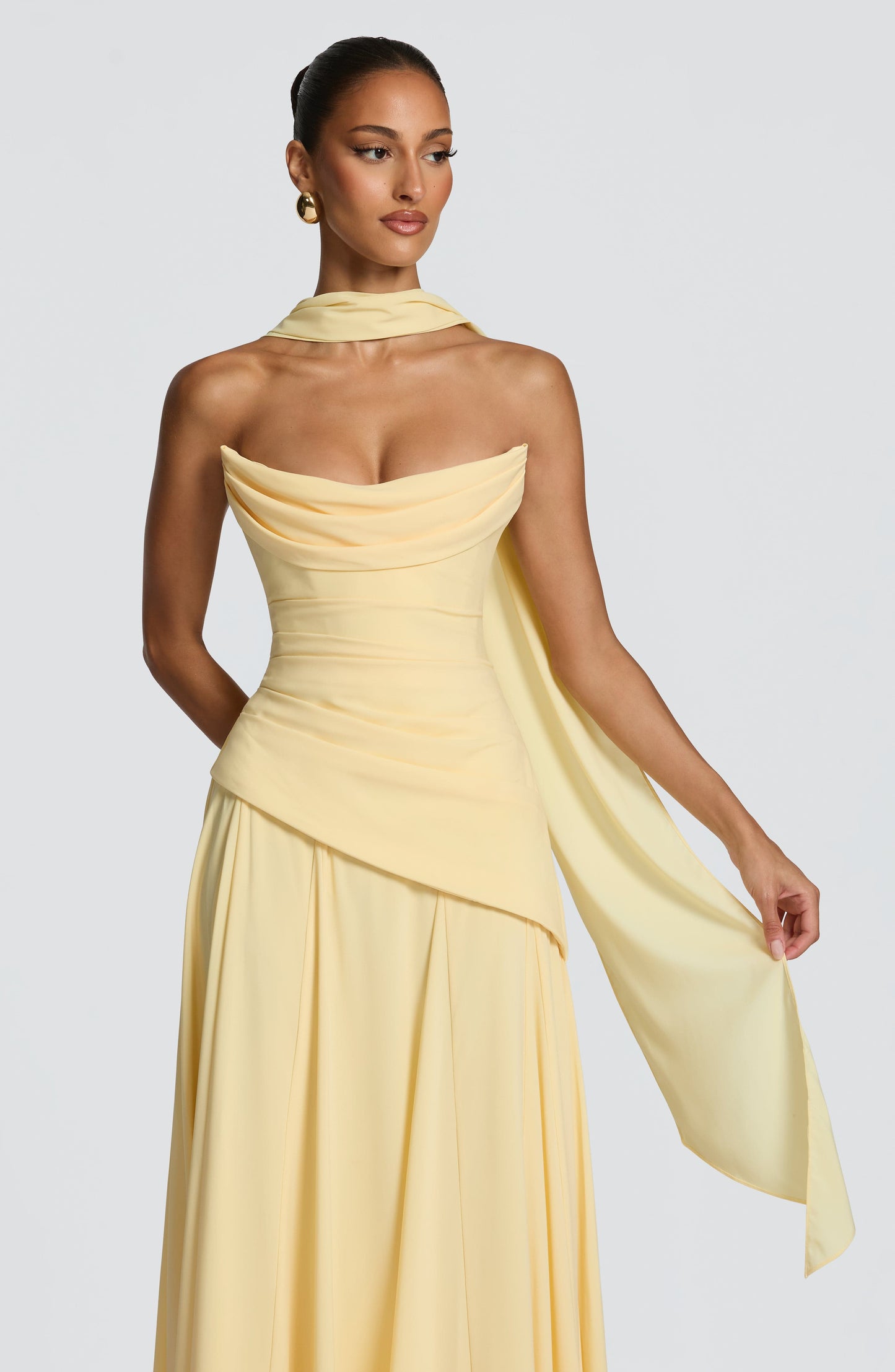 Robe Longue Patricia - Jaune Citron
