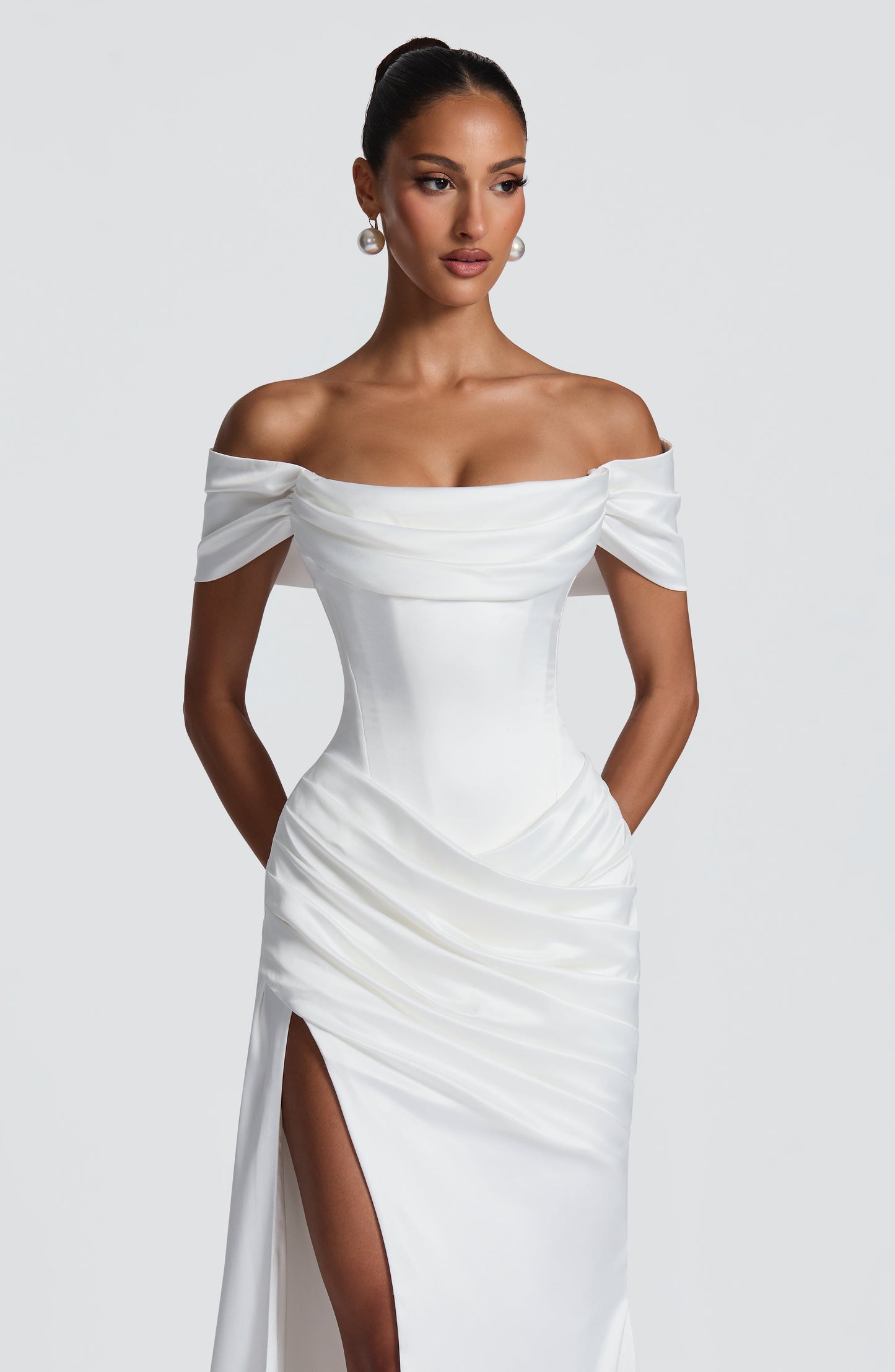 Robe Longue Riona - Ivoire
