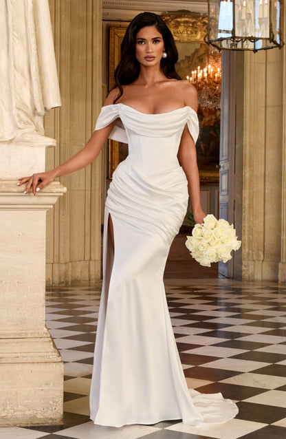 Robe Longue Riona - Ivoire