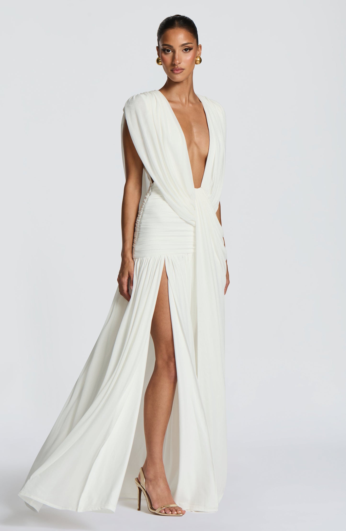 Robe Longue Longue - Ivoire