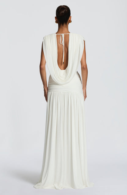 Robe Longue Longue - Ivoire