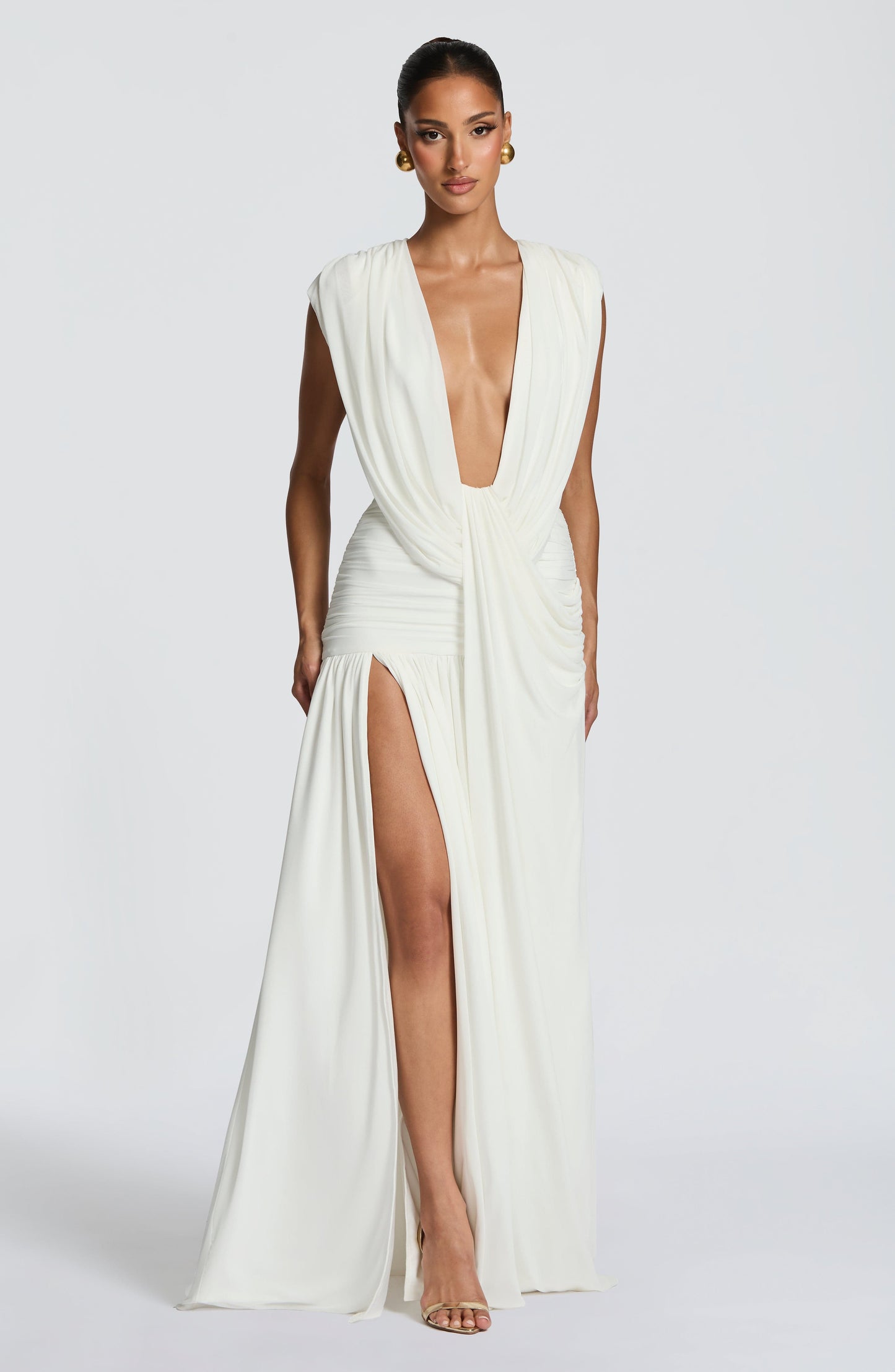 Robe Longue Longue - Ivoire