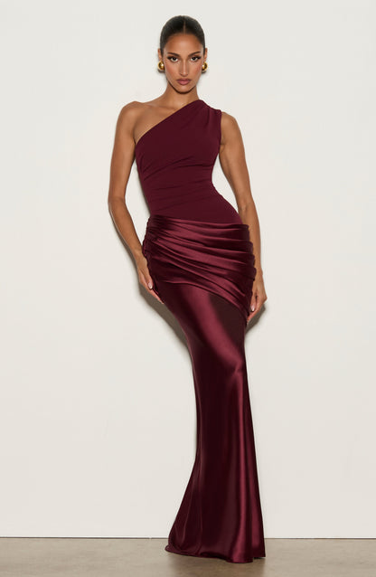 Robe Longue Sadona - Cerise laquée