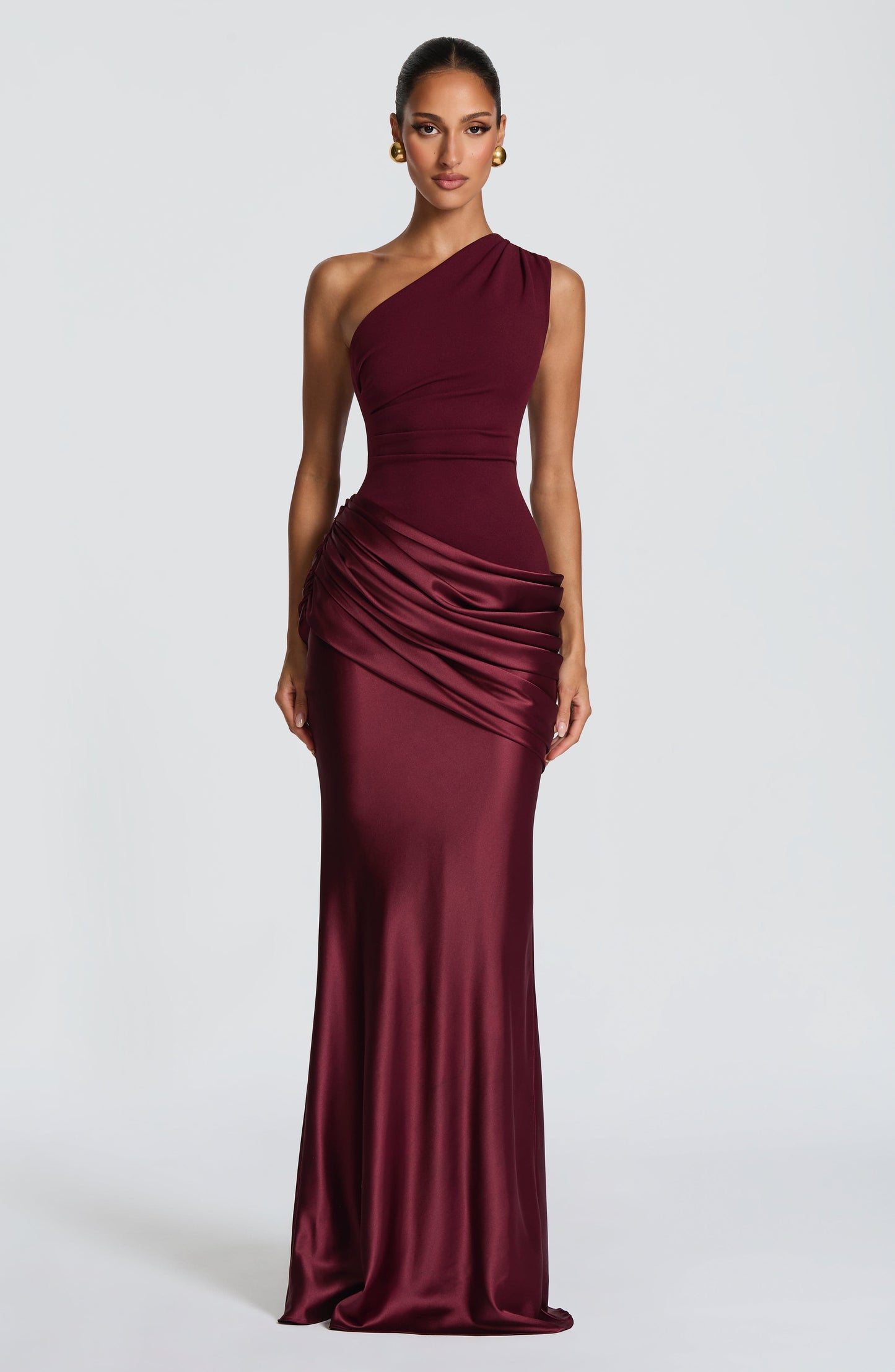 Robe Longue Sadona - Cerise laquée