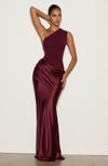 Robe Longue Sadona - Cerise laquée
