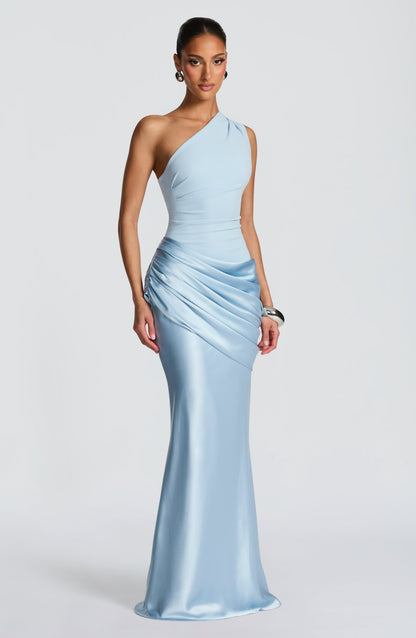 Robe Longue Sadona - Bleu Glacier