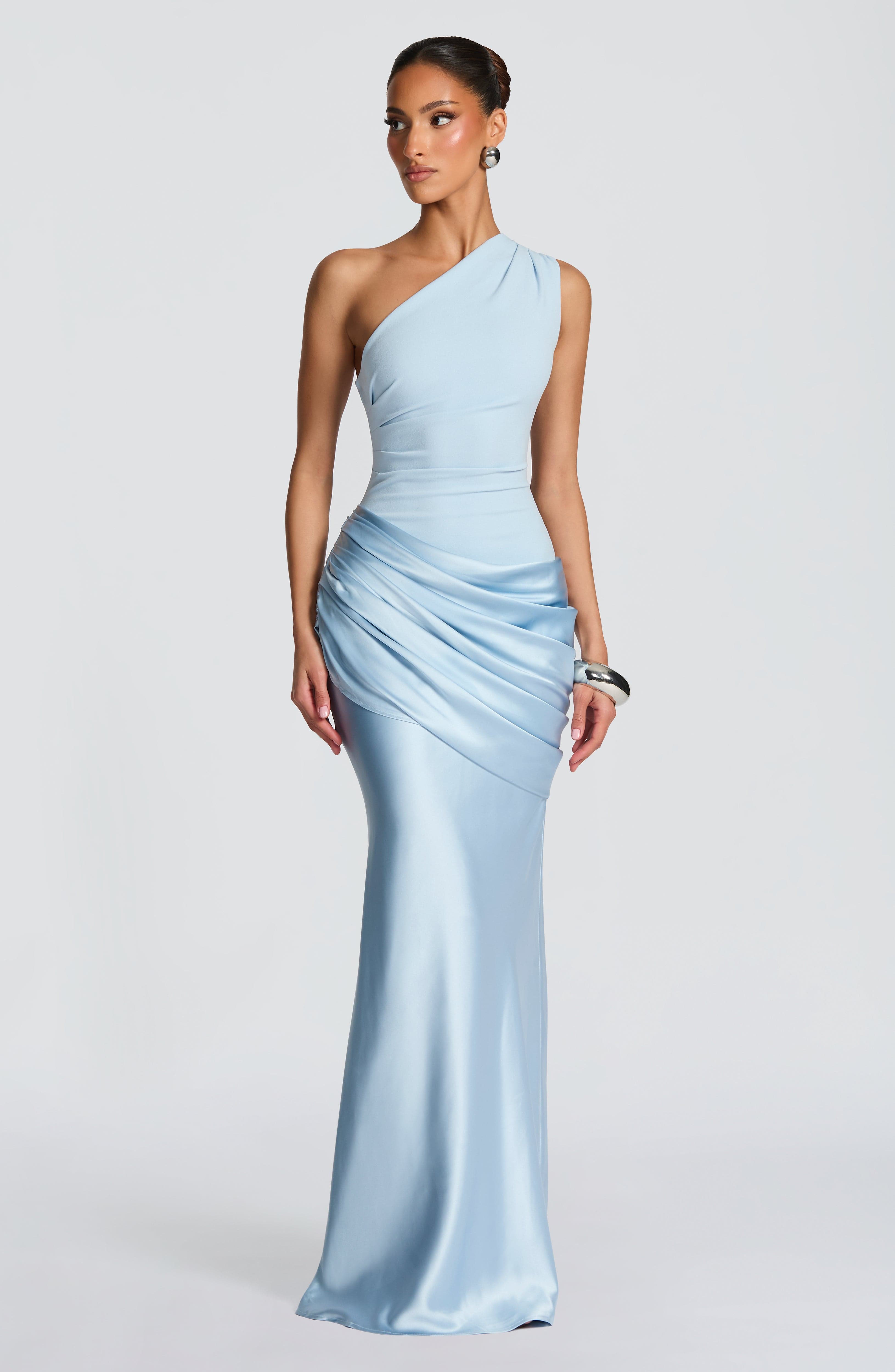 Robe Longue Sadona - Bleu Glacier
